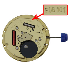 ETA® 2 Hand Quartz Watch Movement F06.101 Overall Height 3.6mm