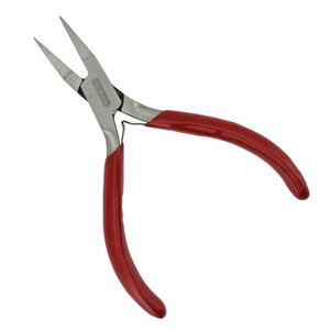 5 inch Long Nose Pliers with Wire Cutter Smooth Jaws Mini Long Needle Nose Pliers for Jewelry Making Side Cutters Small Beading Pliers Micro Precision