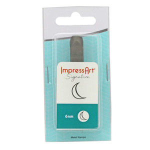 ImpressArt 6mm Crescent Moon Design Stamp ImpressArt 6mm Crescent Moon Design Stamp
