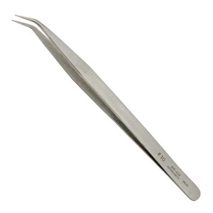 Beading and Knotting Tweezers 6 Inch Stainless Steel with Angled Tips