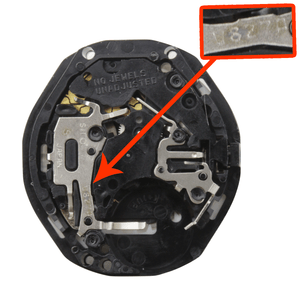 Hattori Japan Quartz Watch Movement V827.0 Low Canon Pinion Overall Height 5.5mm