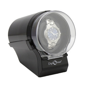 Diplomat Single Automatic Watch Winder Black