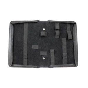 Tool Organizer Pouch Zip Closure with Elastic Straps for Holding Jewelry & Watchmaker Tools