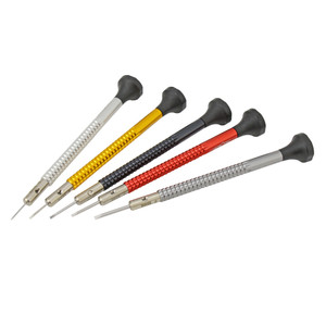 Horotec 5 Piece Aluminum Watchmakers Screwdrivers 0.60 to 1.40mm