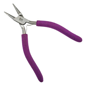 Full Size Round Nose Pliers with Foam Grip