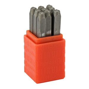 ImpressArt Letter Stamp Storage Case, Orange, 3mm