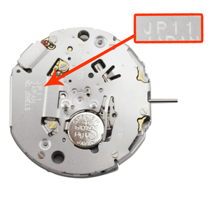 Miyota/Citizen LTD Multifunction Quartz Watch Movement JP11 Overall Height 6.4mm 