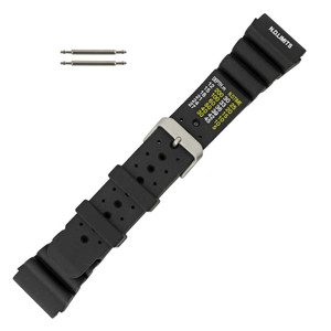 Polyurethane Watch Band 22mm Sport Watch Band 8 1/2 Inch Length