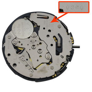 Miyota/Citizen LTD Quartz Chrono Watch Movement 0S60 Date at 3:00 Overall Height 6.0mm