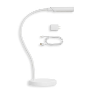 Uberlight Flex LED Task Light with Desk Base WHITE