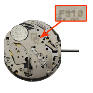 Miyota/Citizen LTD Watch Movement FS16 Chronograph Quartz Movement Overall Height 7.3mm