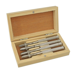 Set of 4 Sliding Lock Adjustable Pin Vises