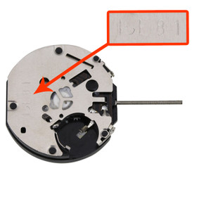 Far East Sunon® 6 Hand Quartz Multi Eye Watch Movement PE811 Date At 4:30 Overall Height 6.2mm