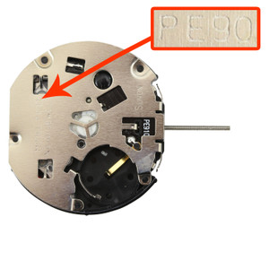 Far East Sunon® 5 Hand Multi Function Quartz Watch Movement PE910-2 Date At 3:00 Overall Height 6.8mm