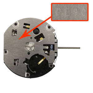 Far East Sunon® 6 Hand Multi Function Quartz Watch Movement PE913-1 Date At 3:00 Overall Height 6.8mm