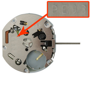 Far East Sunon® 6 Hand Multi Function Quartz Watch Movement PE936 Date At 4:30 Overall Height 6.8mm