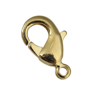 Gold Plated Lobster Claw 12mm Pack of 3