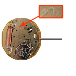 Miyota/Citizen LTD 2 Hand Quartz Watch Movement 9T15 Date At 3:00 Overall Height 3.7mm