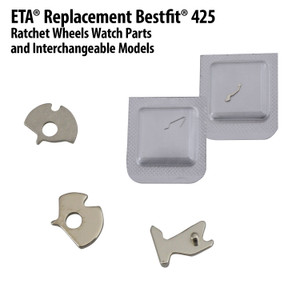 ETA® Replacement Bestfit® #425 Clicks Watch Parts And Interchangeable Models