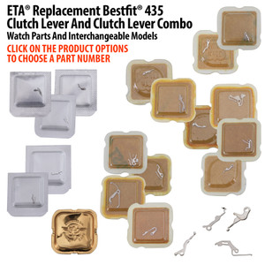 ETA® Replacement Bestfit® #435 Clutch Lever And Clutch Lever Combo Watch Parts And Interchangeable Models