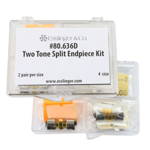 Watch Band Slotted Two Tone In Color End Piece Assortment 8 Pieces