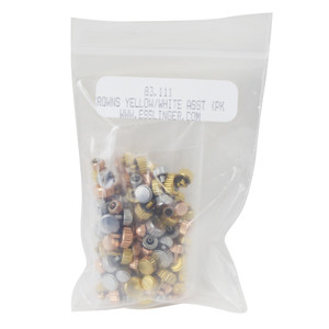 Bulk Watch Crown Assortment With Many Rose Gold Crowns 100 Pieces