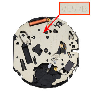 Epson® Japan 2 Hand Quartz Watch Movement VL57 Small Second At 6:00 Overall Height 5.9mm