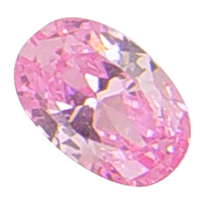 Oval Shaped CZ Pink