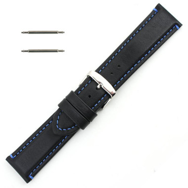 20mm leather watch strap