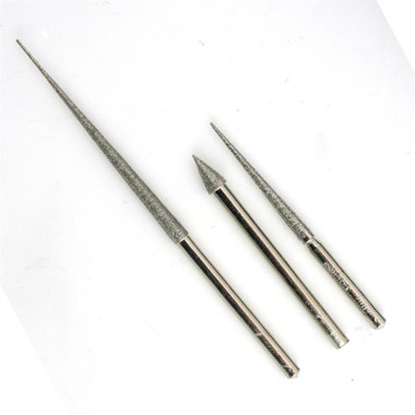 11 Double End Pin Vise & Diamond Bead Reamers Set - Jewelry Making, Lapidary & Craft Tool Kit