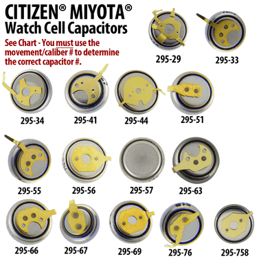 Citizen Watch Battery Chart