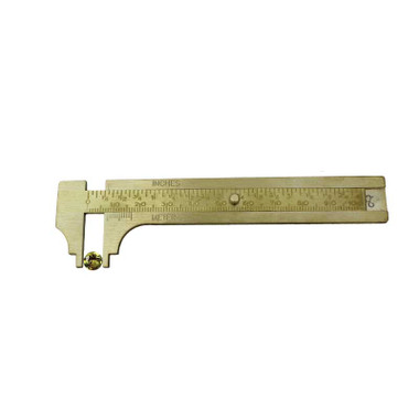 Portable Metal Millimeter Vernier Slide Caliper Ruler Gauge Measuring Tool 4inch 