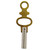 Stainless steel pocket watch keys to repair any pocket watch