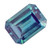 Emerald Cut Lab Created Alexandrite