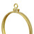 Yellow gold filled coin frame pendant for 15mm gold dollar