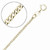Yellow Gold Filled, Replacement Curb Chain, 1.0mm