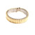 Ladies 10mm gold tone fancy narrow expansion watchband