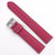 22mm Watch Band Pink Lizard Grain Leather 7 1/2 Inch Length