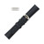 Hadley Roma Sport Watch Band Anti-Ballistic Material 22mm Black 7 7/8 Inch Length