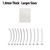 Watch Mineral Glass Crystals Curved Rectangular 1.0mm Thickness Larger Sizes for Cutting Watch Mineral Glass Crystals Curved Rectangular 1.0mm Thickness Larger Sizes for Cutting