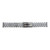 Stainless Steel Two Tone Metal Watch Band 20mm