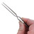 Reverse Action Tweezers 4.75" with Straight Fine Tip