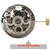 Chinese Mechanical Watch Movement With Silver Plates CH2189S Overall Height 6.6mm