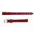 6mm Watch Band Red Leather Alligator Grain