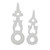 White Cuckoo Clock Hands