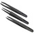 Bergeon ESD Carbon Fiber Tweezers 6751-S 3 Piece Set