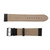 Watch Band Black Distressed Leather Extra Long 24MM