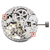 Chinese 3 Hand Automatic Skeleton Mechanical Watch Movement Overall Height 7.8mm