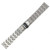 22mm Stainless Steel Metal Watch Band Straight End with Butterfly Buckle