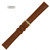 Leather Watch Strap 16MM Long Light Brown Polished Calf Style